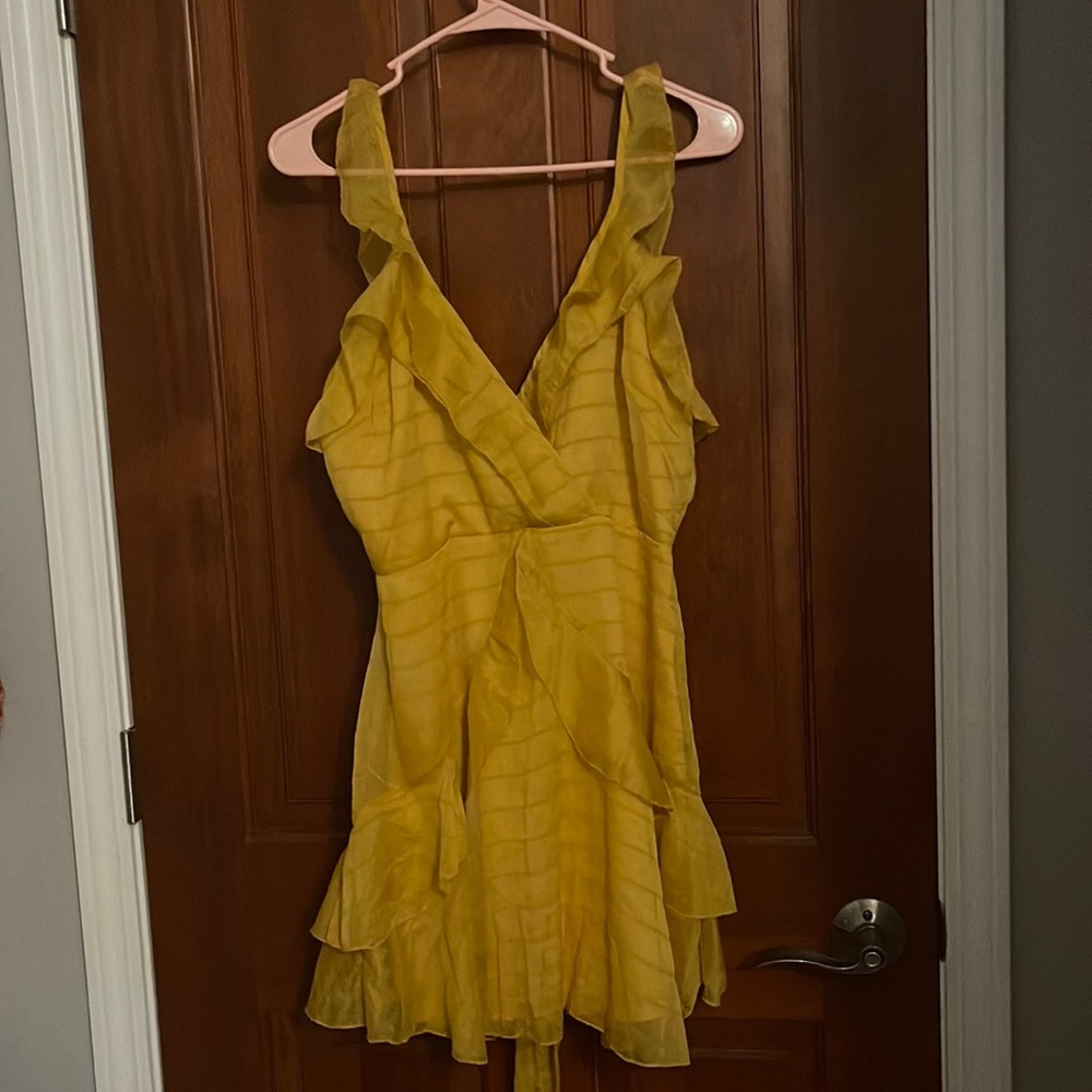 Women’s yellow dress